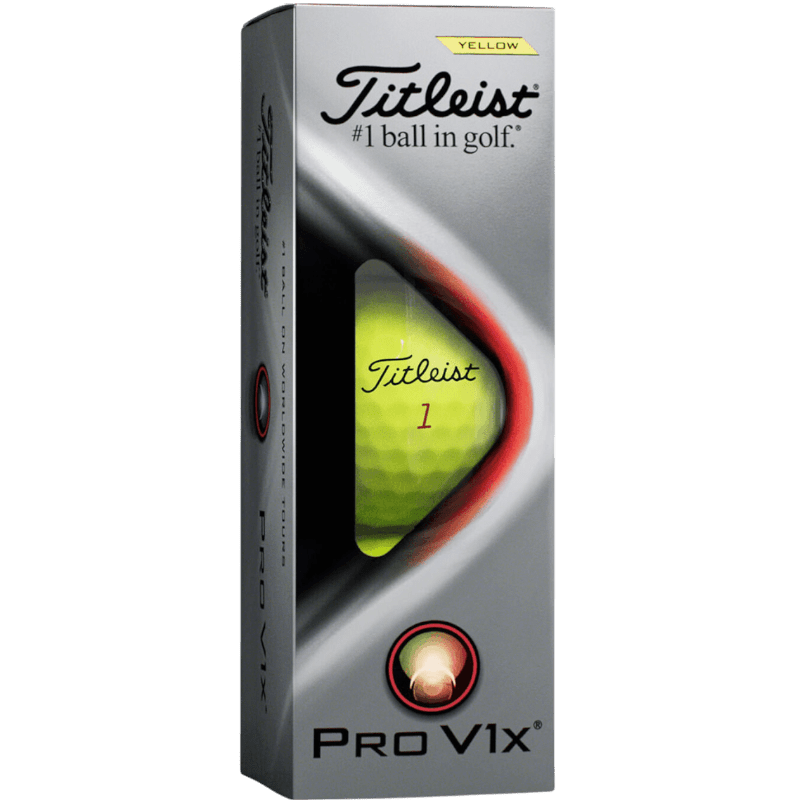 Titleist Pro V1x Golf Balls-Yellow - Golf Balls - SwagWear