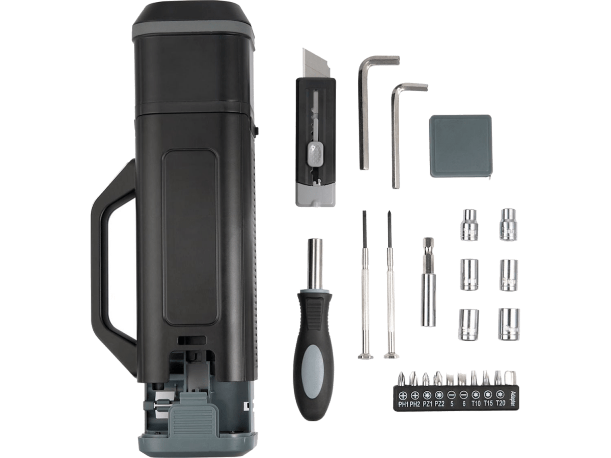 Tool Set With Rechargeable LED Flashlight - Flashlights - SwagWear