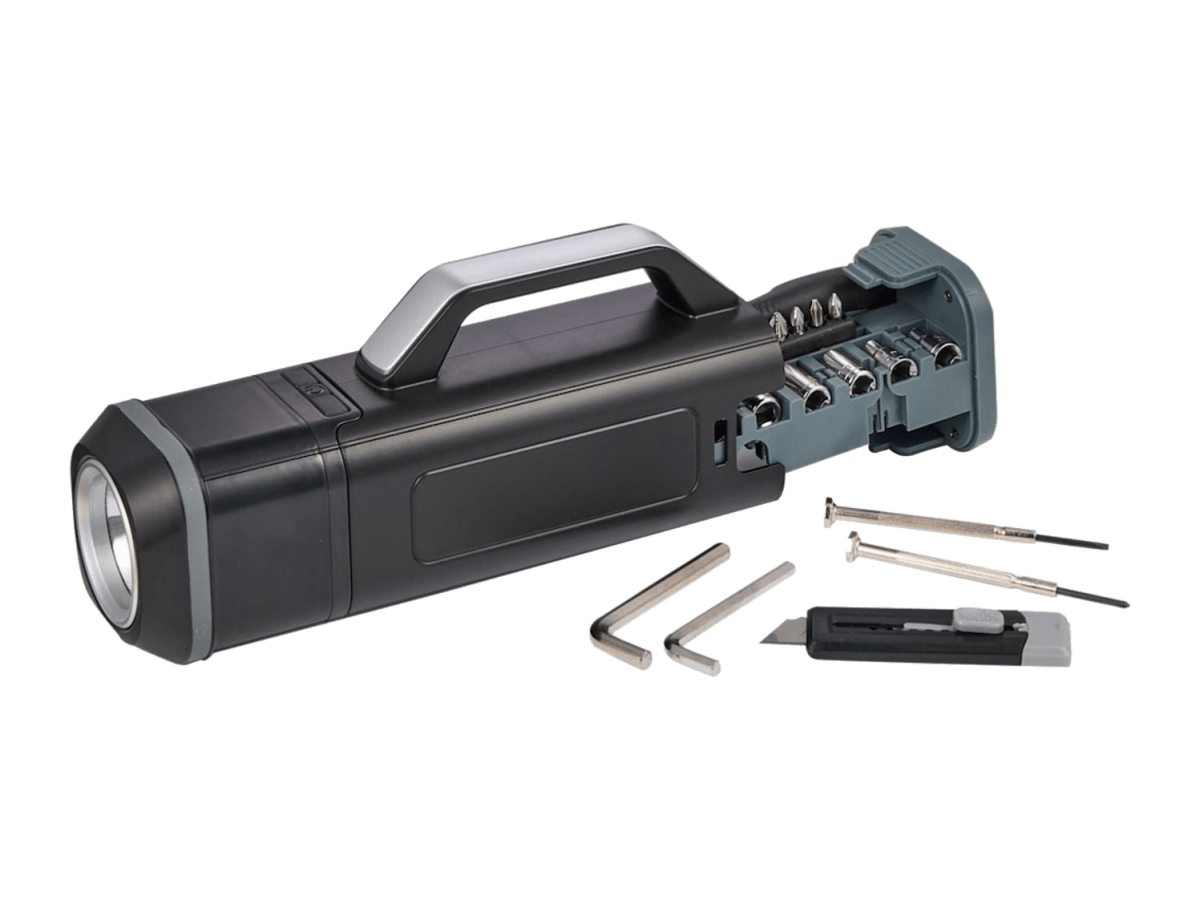 Tool Set With Rechargeable LED Flashlight - Flashlights - SwagWear