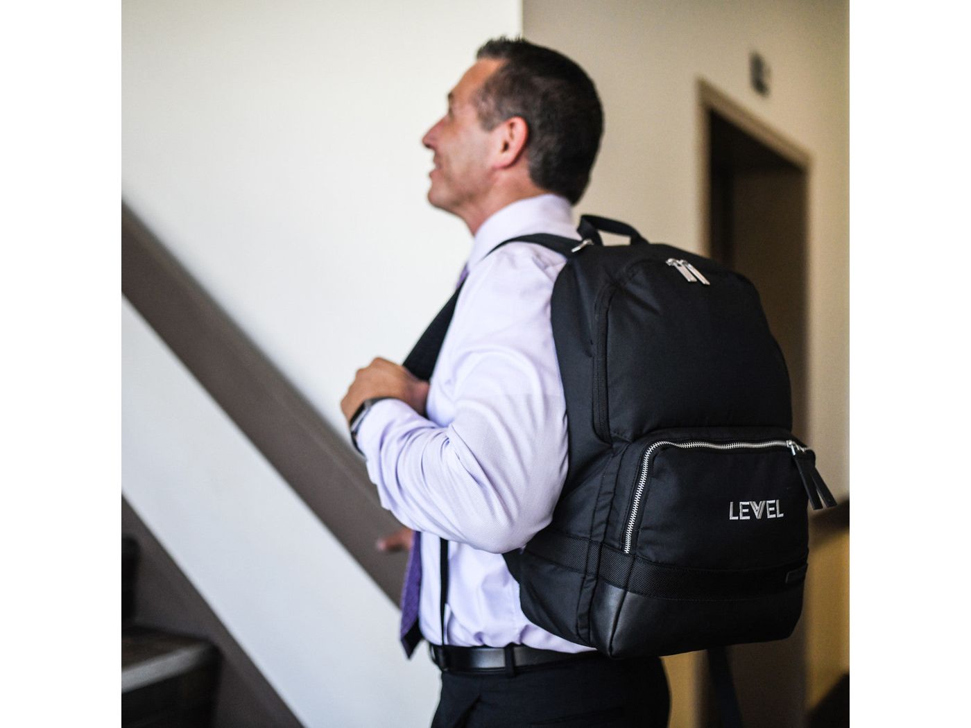 Travis & Wells® Ashton Laptop Backpack - Black - Laptop Backpacks