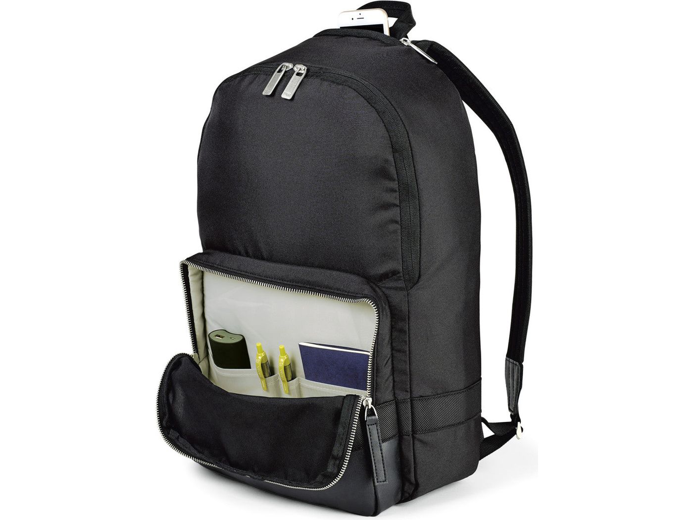 Travis & Wells® Ashton Laptop Backpack - Black - Laptop Backpacks