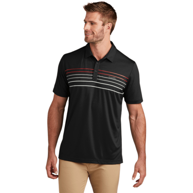 TravisMathew Coto Performance Chest Stripe Polo - Polos - SwagWear