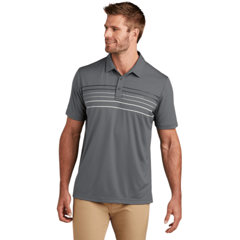 TravisMathew Coto Performance Chest Stripe Polo - Polos - SwagWear