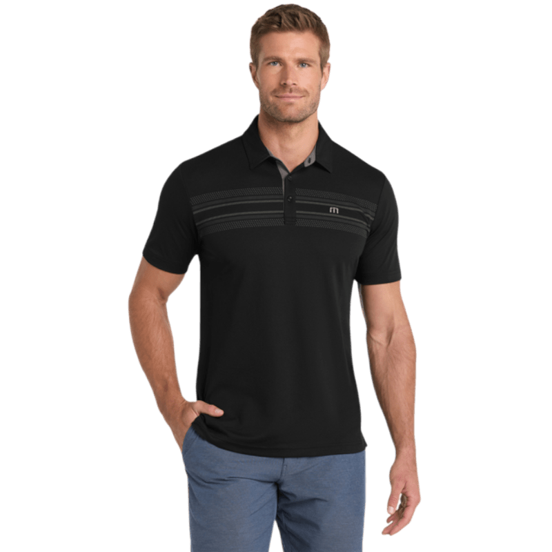 TravisMathew Monterey Chest Stripe Polo - Polos - SwagWear