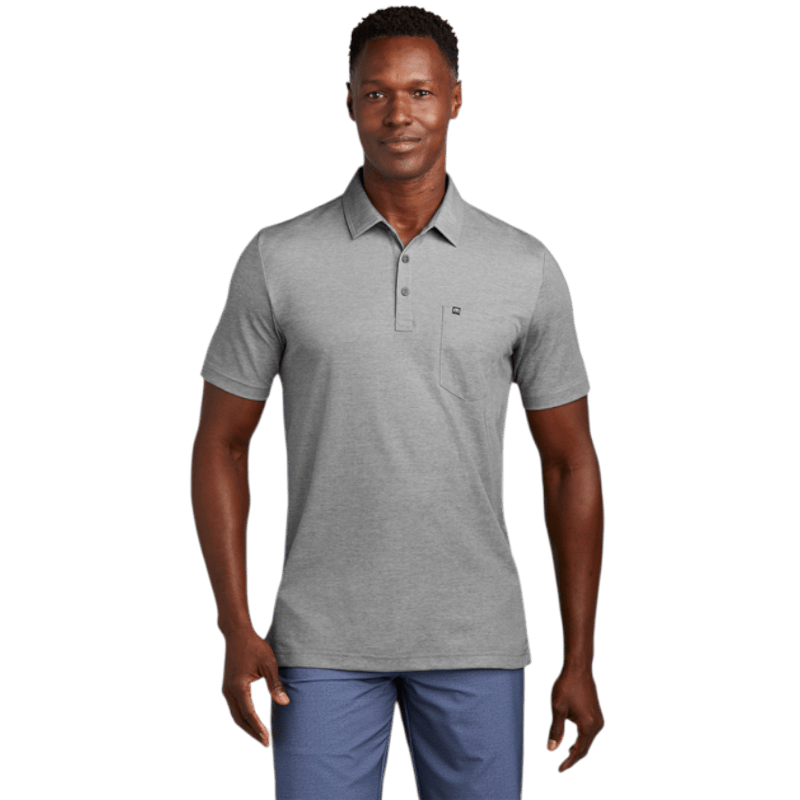 TravisMathew Oceanside Heather Pocket Polo - Polos - SwagWear