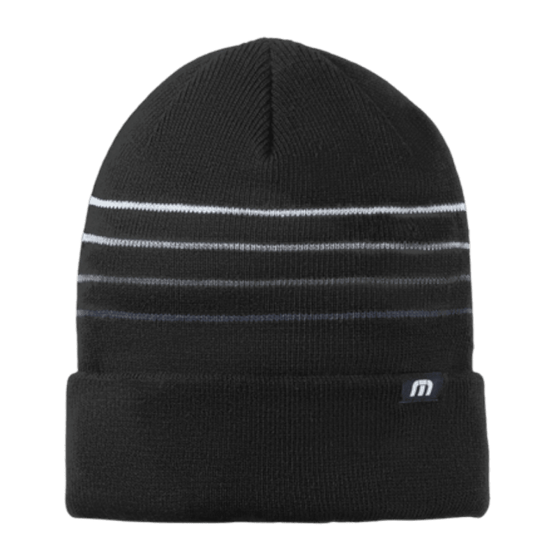 TravisMathew Striped Cuffed Beanie - Beanies - SwagWear