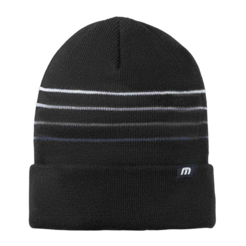 TravisMathew Striped Cuffed Beanie - Beanies - SwagWear