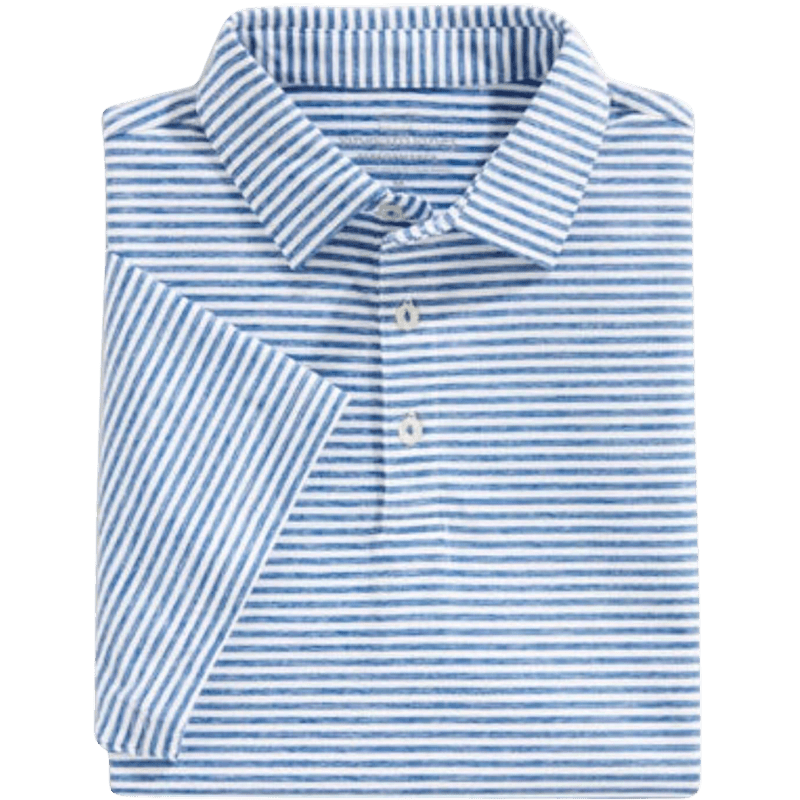 Vineyard Vines Men's Blank Heathered Winstead Stripe Sankaty Polo - Polos - SwagWear