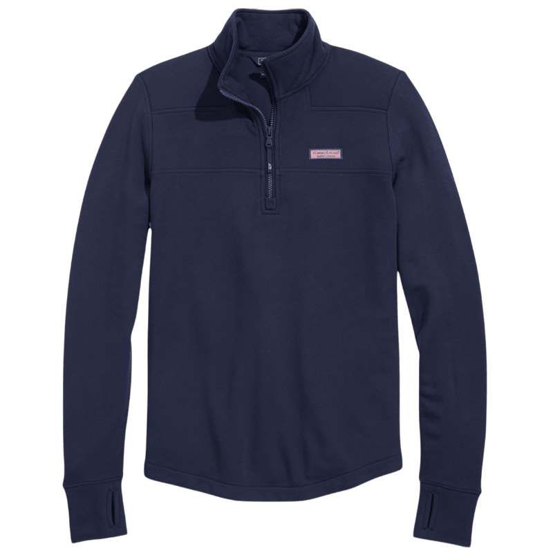 Vineyard Vines Women's Dreamcloth Relaxed Shep Quarter-Zip - Pullovers - SwagWear