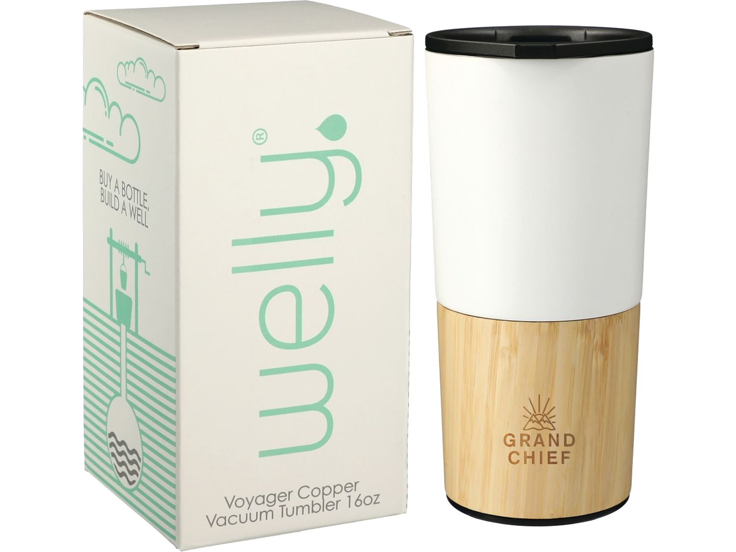 Welly® Copper Vacuum Tumbler 16oz w/ GB - Travel Tumblers