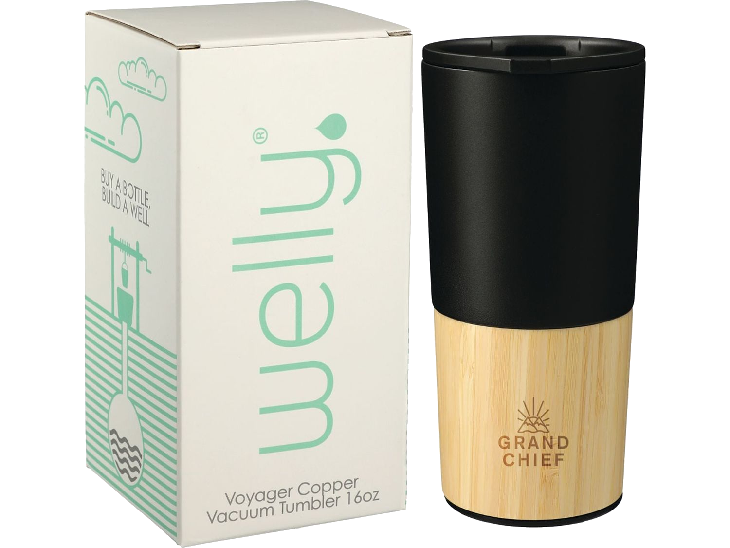 Welly® Copper Vacuum Tumbler 16oz w/ GB - Travel Tumblers