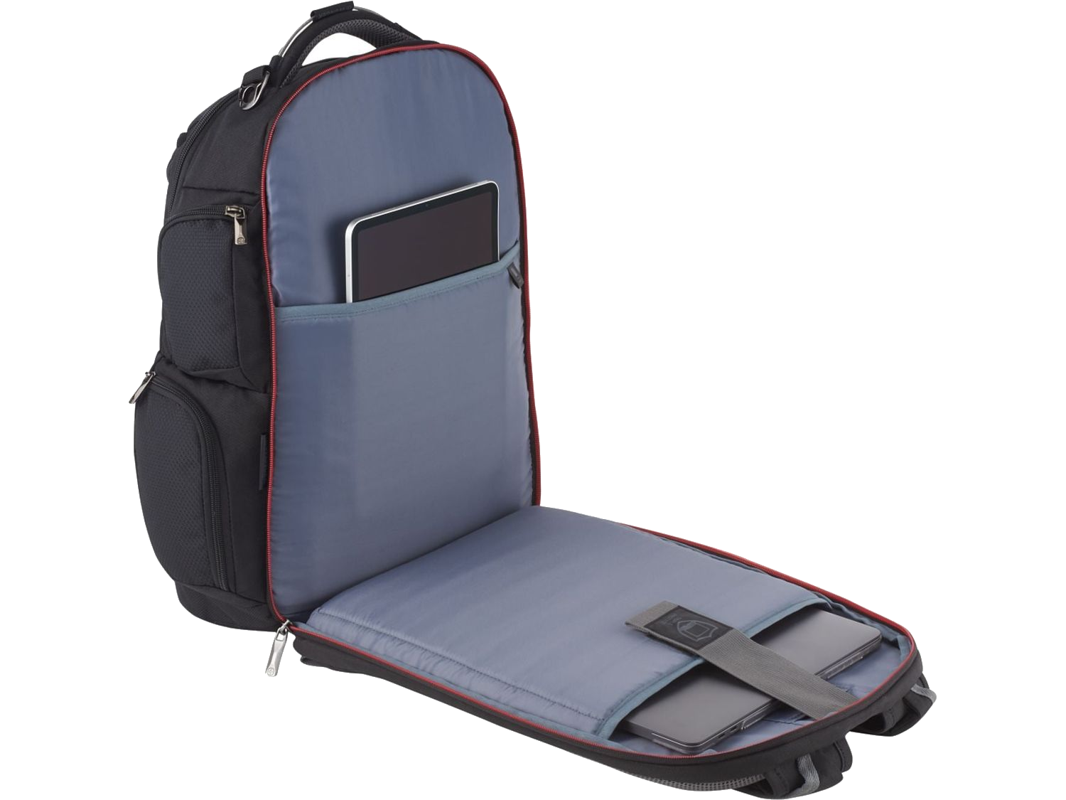 Wenger Odyssey TSA Recycled 17’’ Computer Backpack - Black - Laptop Backpacks