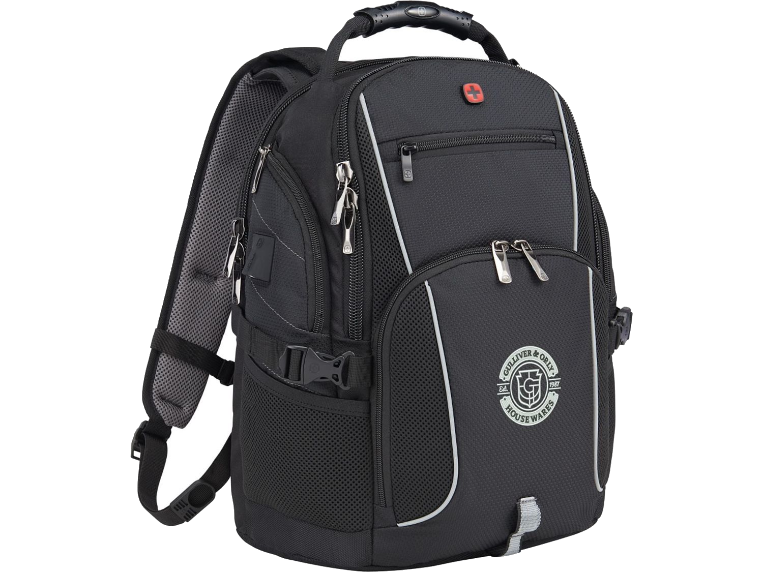 Wenger Pro II 15’’ Computer Backpack - Black - Laptop Backpacks