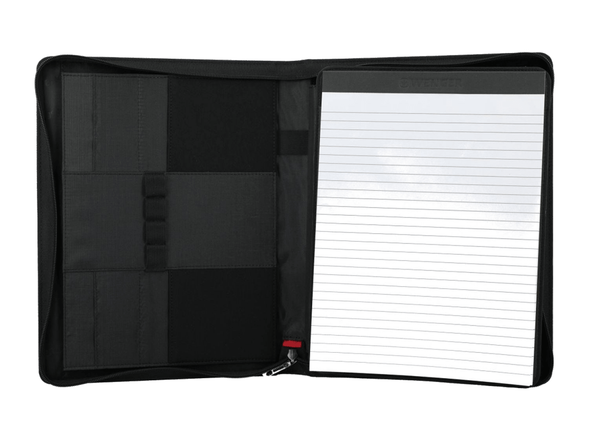 Wenger Recycled Tech Zippered Padfolio - Zippered Padfolios - SwagWear