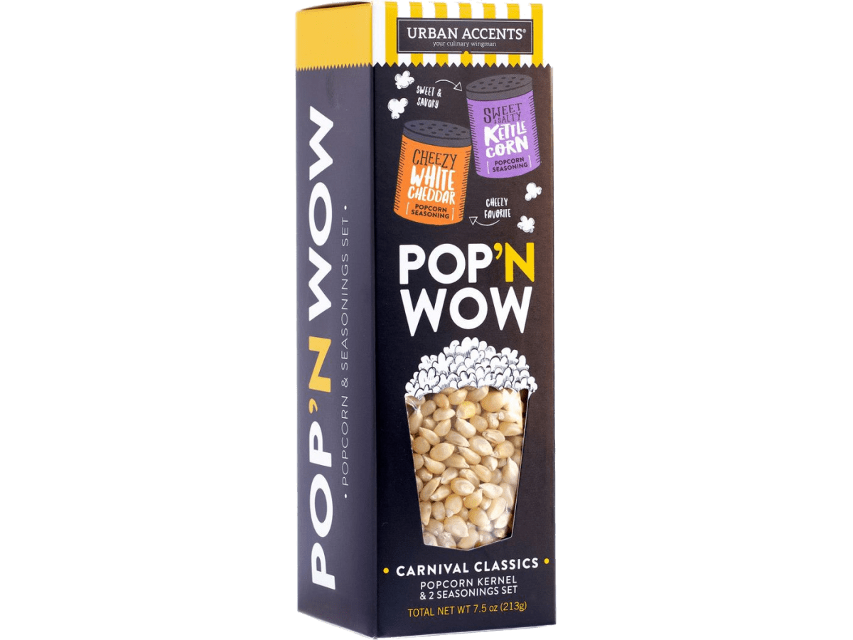 What's Pop'N Gourmet Popcorn Gift Set - Food Gift Sets - SwagWear