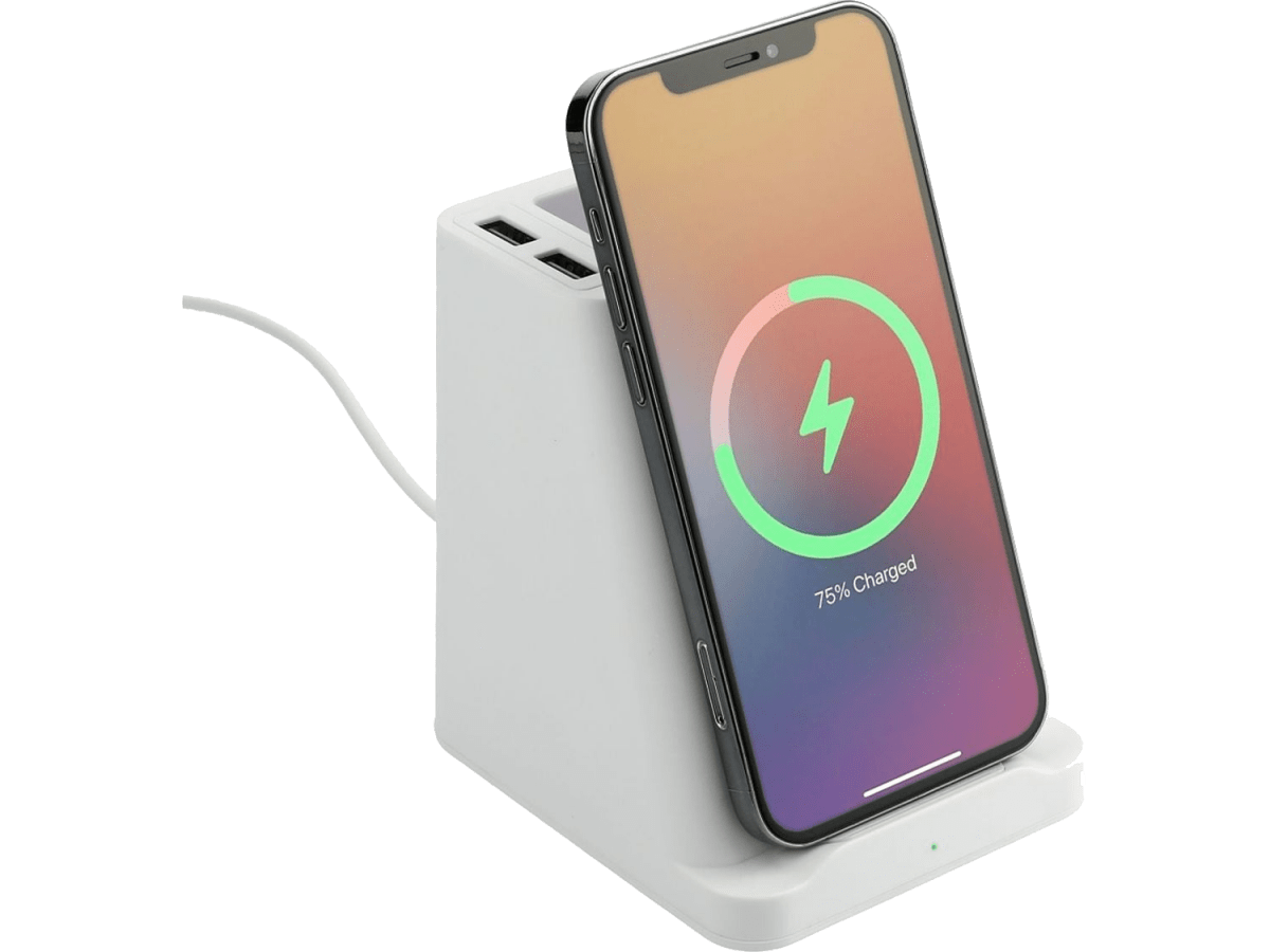 Wireless Charging Pen Holder w/ Dual Outputs - Charging Stands - SwagWear
