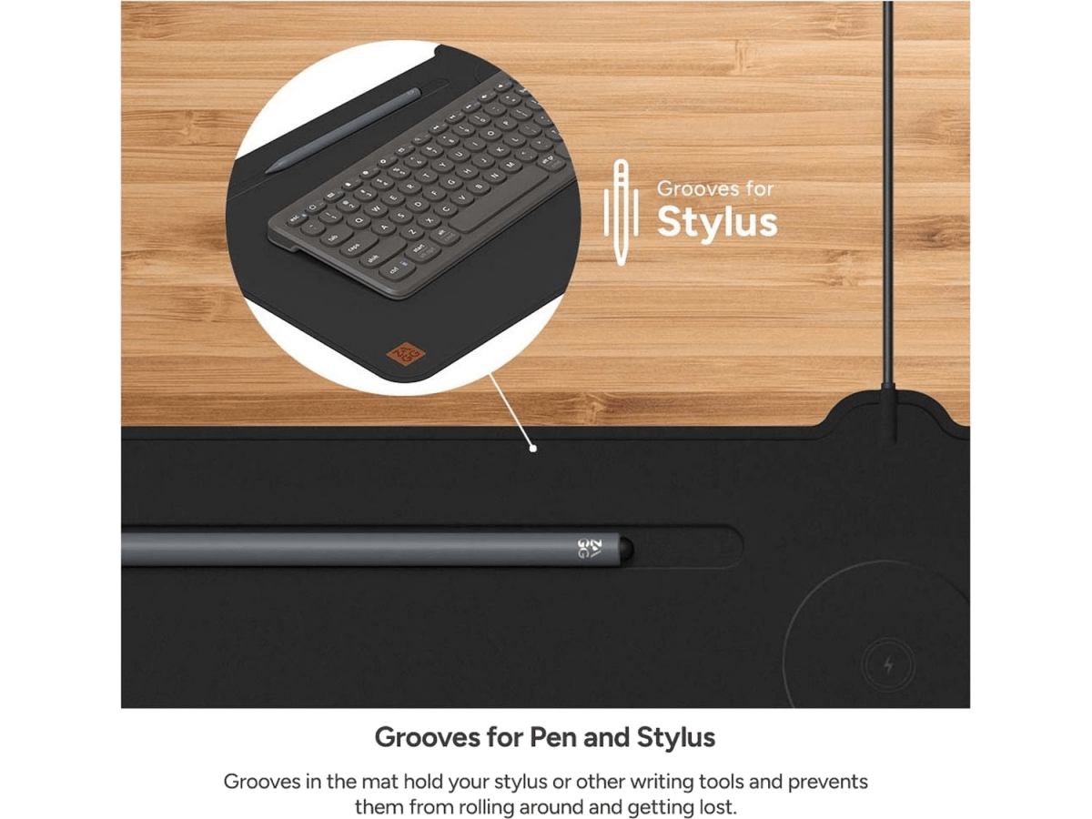 Zagg Desk Mat with Wireless Charging - Charging Pads - SwagWear