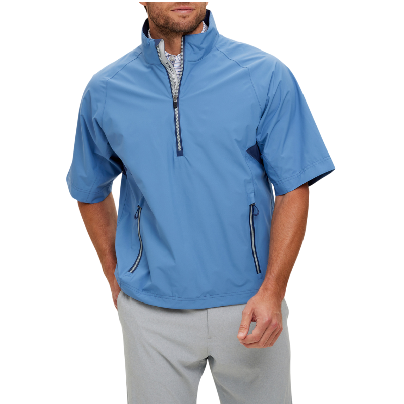 Zero Restriction Men's Power Torque Short-Sleeve Quarter-Zip
