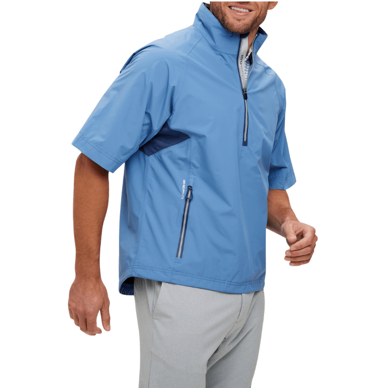 Zero Restriction Men's Power Torque Short-Sleeve Quarter-Zip - Pullovers - SwagWear