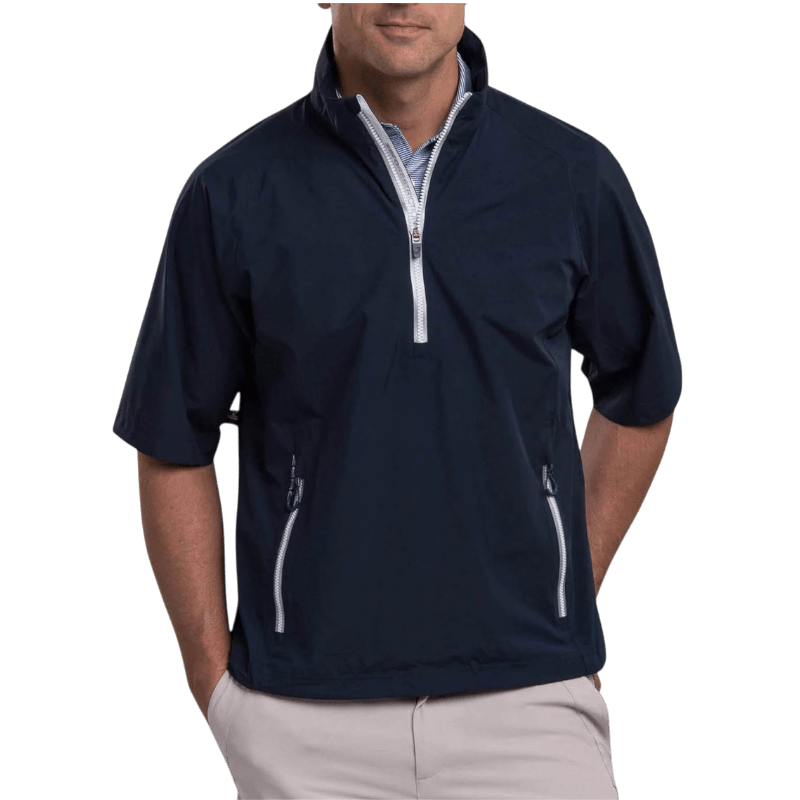 Zero Restriction Men's Power Torque Short-Sleeve Quarter-Zip - Pullovers - SwagWear