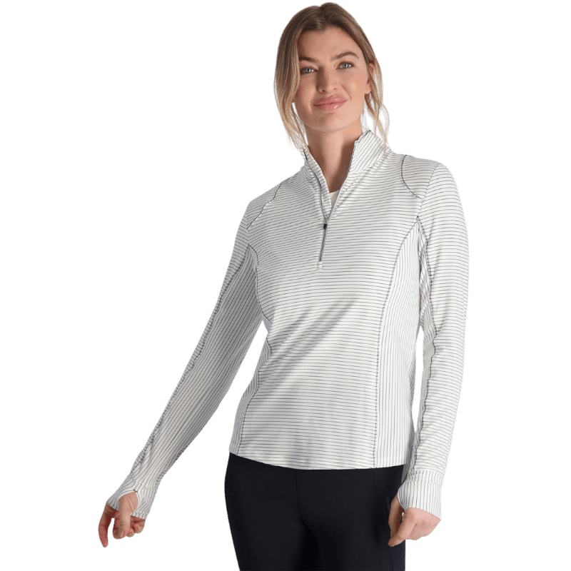 Zero Restriction Women's Renae Quarter-Zip Mock Neck - Pullovers - SwagWear