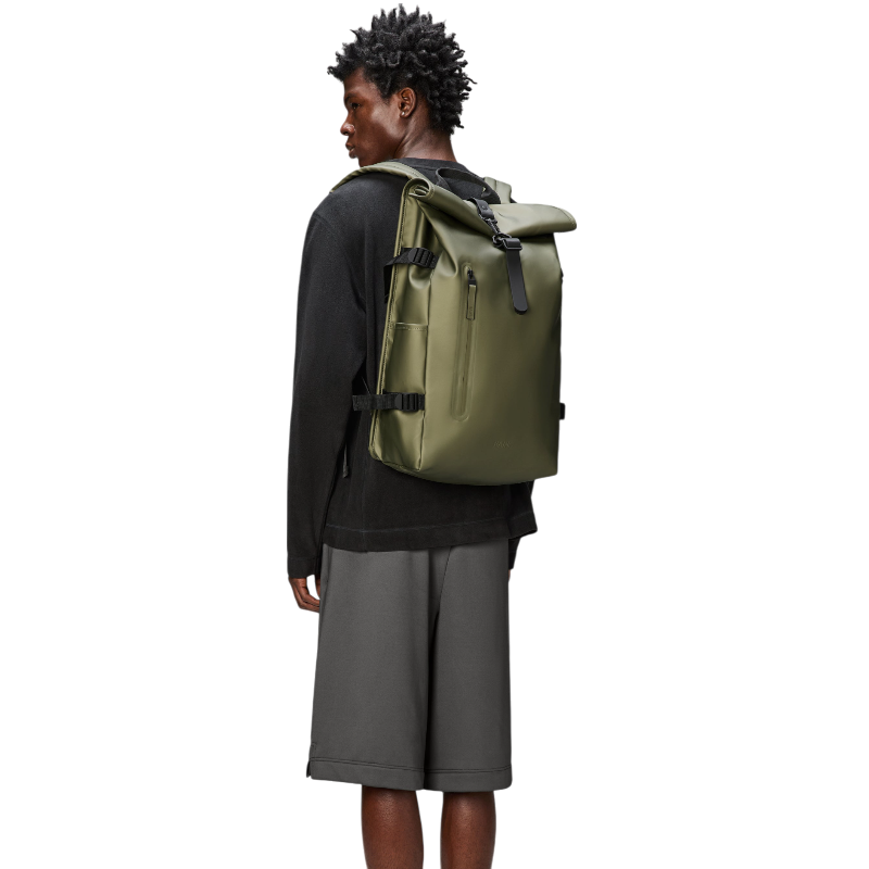 RAINS Rolltop Rucksack Large
