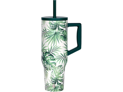 Elemental Commuter 40oz Tumbler - Monstera