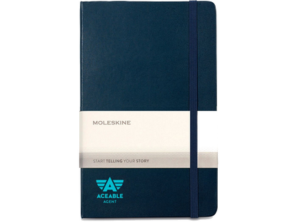 Moleskine® Hard Cover Ruled Large Expanded Notebook
