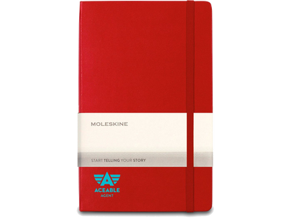 Moleskine® Hard Cover Ruled Large Expanded Notebook