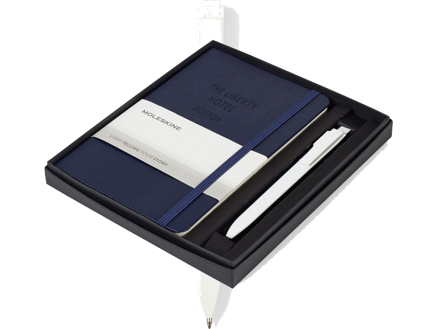 Moleskine® Medium Notebook and GO Pen Gift Set