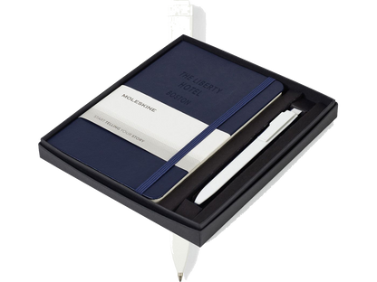 Moleskine® Medium Notebook and GO Pen Gift Set