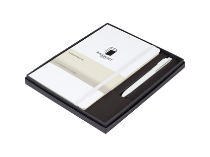 Moleskine® Large Notebook and GO Pen Gift Set