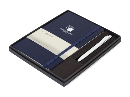 Moleskine® Large Notebook and GO Pen Gift Set