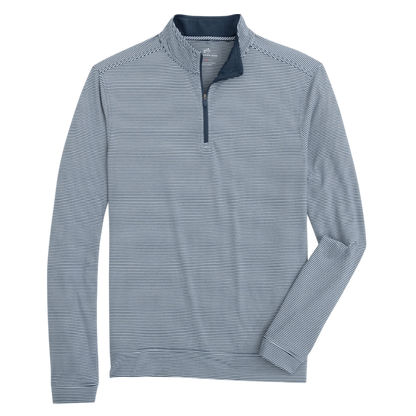 Southern Tide Men's Heather Cruiser Micro-Stripe Quarter-Zip