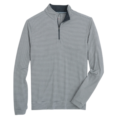 Southern Tide Men's Heather Cruiser Micro-Stripe Quarter-Zip