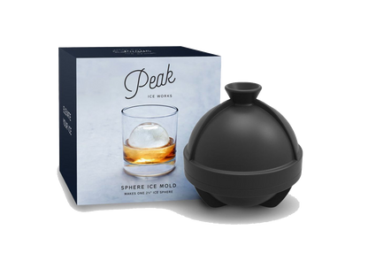W&P Peak Single Sphere Ice Mold & Soirée Plastic Old Fashioned Gift Set