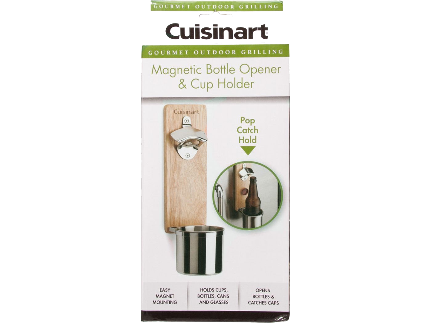 Cuisinart Outdoors® Magnetic Bottle Opener & Cup Holder