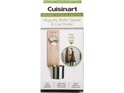Cuisinart Outdoors® Magnetic Bottle Opener & Cup Holder
