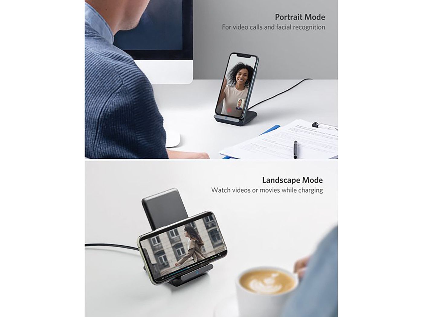 Anker® PowerWave 10W Stand with Charger