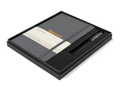 Moleskine® Large Notebook and Kaweco Pen Gift Set