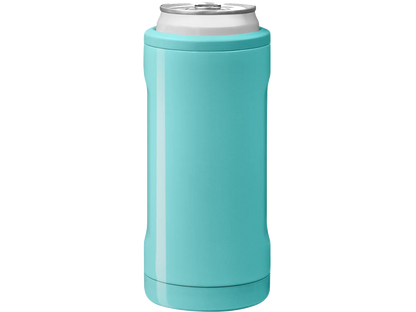 12 Oz. BrüMate Hopsulator Slim Fashion Colors - Aqua - Can & Bottle Sleeves