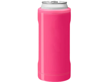 12 Oz. BrüMate Hopsulator Slim Fashion Colors - Neon Pink - Can & Bottle Sleeves
