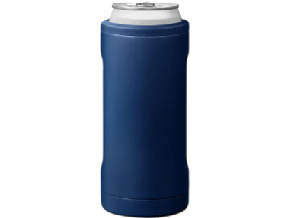 12 Oz. BrüMate Hopsulator Slim - Matte Navy - Can & Bottle Sleeves