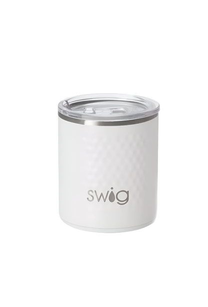 12 Oz. Swig Life™ Golf Partee Lowball Tumbler - White / 12oz - Golf Drinkware