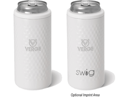 12 Oz. Swig Life™ Golf Partee Skinny Can Cooler - Golf Drinkware - SwagWear