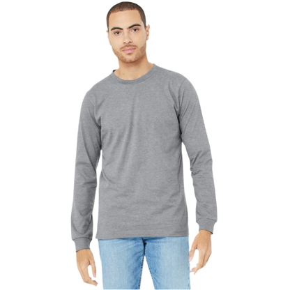 BELLA+CANVAS® Unisex Heather CVC Long Sleeve Tee