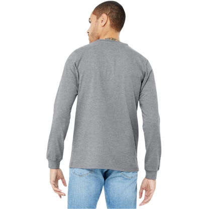 BELLA+CANVAS® Unisex Heather CVC Long Sleeve Tee