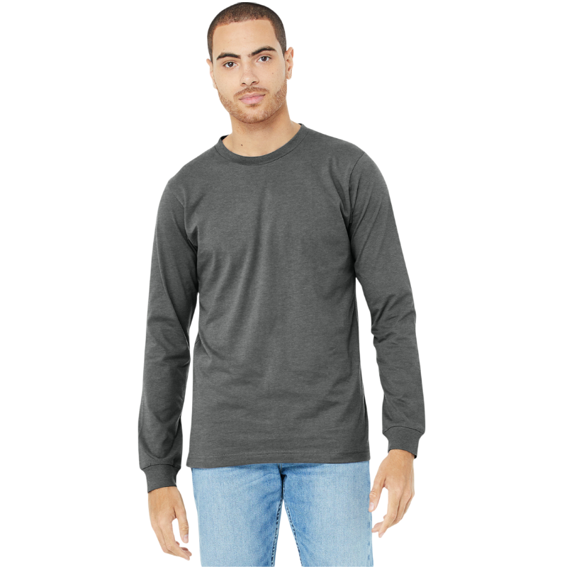 BELLA+CANVAS® Unisex Heather CVC Long Sleeve Tee