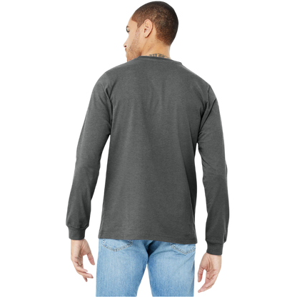 BELLA+CANVAS® Unisex Heather CVC Long Sleeve Tee