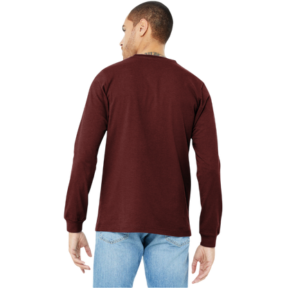 BELLA+CANVAS® Unisex Heather CVC Long Sleeve Tee